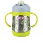 NUBY TAZZA THERMOS DA 220ML CON BECCUCCIO IN SILICONE E MANI CI