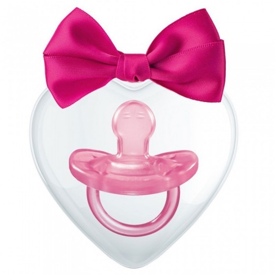 GOMMOLO SILICONE 0-6 MESI ROSA SUCCHIETTO 1 PEZZO