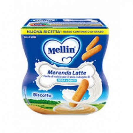 MELLIN MERENDA LATTE BISCOTTO 2 X 100 G