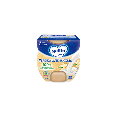 MELLIN MERENDA LATTE VANIGLIA 2 X 100 G