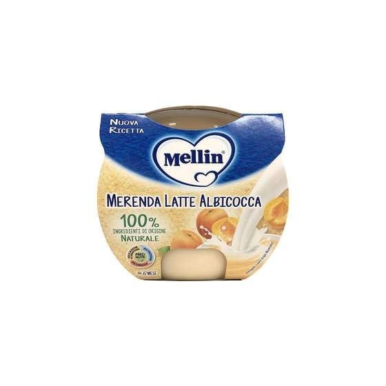 MELLIN MERENDA LATTE ALBICOCCA 2 X 100 G