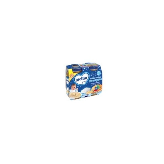 MELLIN CENA COMPLETA PASTINA VERDURE FORMAGGINO 2 PEZZI 200 G