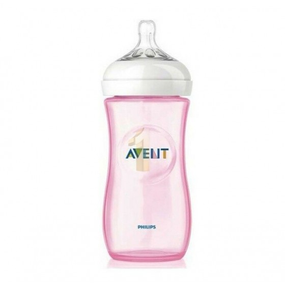 AVENT BIBERON NATURAL PP 330ML ROSA SINGLE PACK