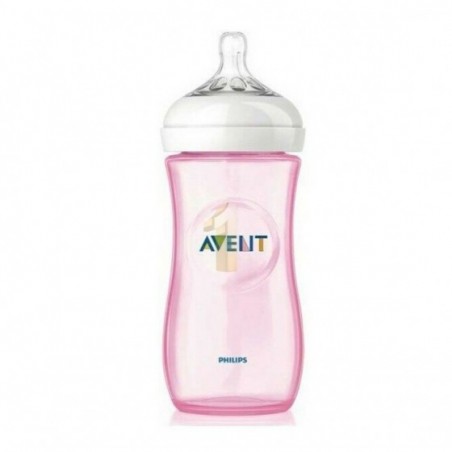AVENT BIBERON NATURAL PP 330ML ROSA SINGLE PACK