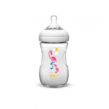 AVENT BIBERON NATURAL FENICOTTERI