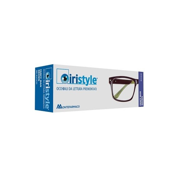 OCCHIALE DA LETTURA PREMONTATO IRISTYLE FANCY MAN BROWN +2
