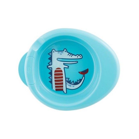 CHICCO PIATTO PAPPACALDA 6 MESI+ AZZURRO