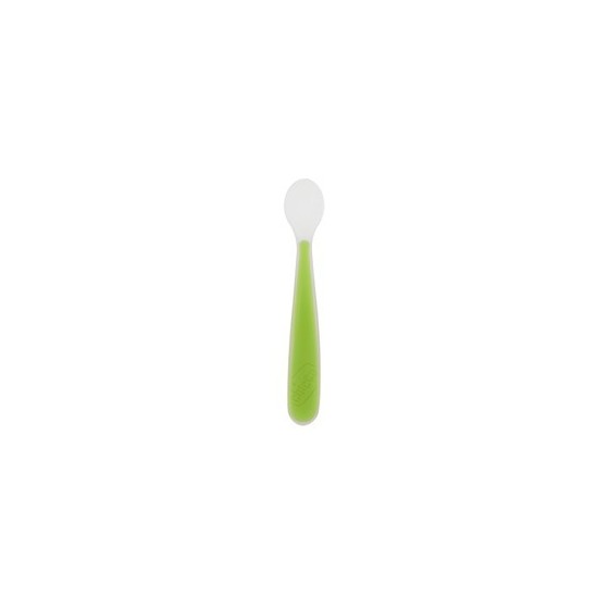 CHICCO CUCCHIAIO MORBIDO SILICONE 6M+ VERDE UP