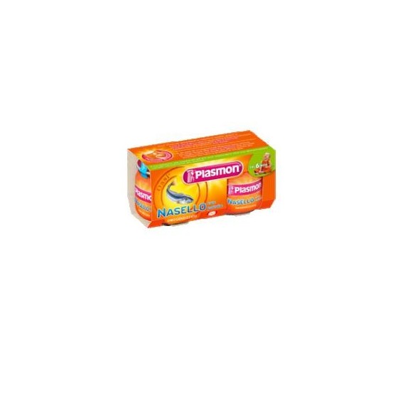 PLASMON OMOGENEIZZATO NASELLO PATATE 80 G X 2 PEZZI