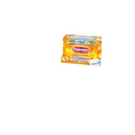 PLASMON OMOGENEIZZATO YOGURT BANANA 120 G X 2 PEZZI