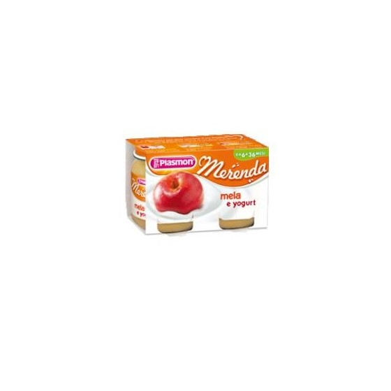 PLASMON OMOGENEIZZATO YOGURT MELA 120 G X 2 PEZZI