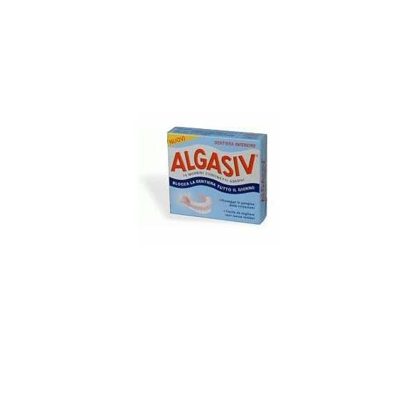 ALGASIV ADESIVO PER PROTESI DENTARIA SUPERIORE 15 PEZZI
