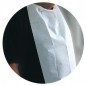 BAVAGLIO IN ACCOPPIATO SENZA TASCA POLIETILENE+CARTA 38X81 C M BIANCO 900 PEZZI ARTICOLO IG BIB N/P 900