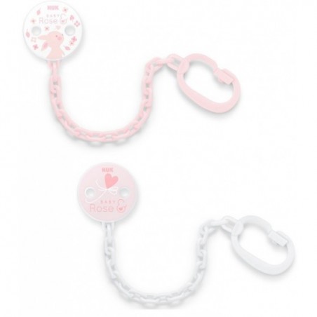 NUK ROSE & BLUE CATENELLA PORTASUCCHIETTO ROSA 1 PEZZO