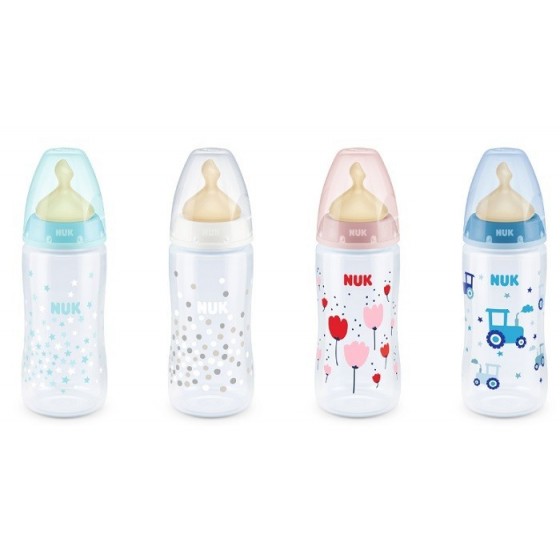NUK BIBERON FIRST CHOICE+ TEMPERATURE CONTROL PP300 ML LATTICE 6-18 MESI 1 PEZZO