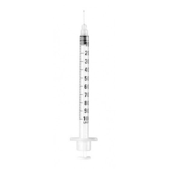 SIRINGA PER INSULINA INSU-LIGHT 1 ML SENZA CONO AGO FISSO 30GAUGE 8 MM