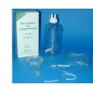 SET PER OSSIGENOTERAPIA CON SOSTEGNO A OCCHIALE MUNITO DI TU BO DI COLLEGAMENTO FLESSIBILE ANTIOTTURAMENTO ED UN GORGOGLI ATORE