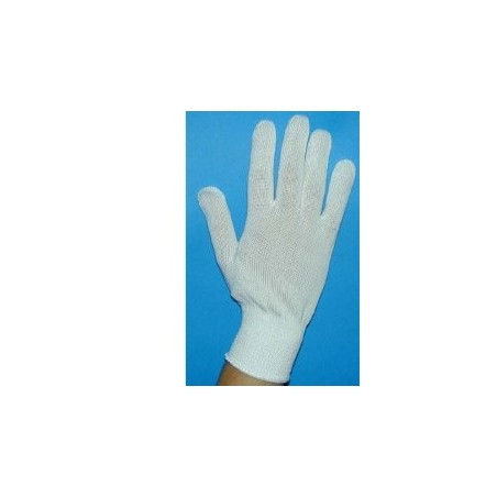 GUANTO IN COTONE BIANCO MISURA 7