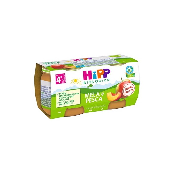 HIPP BIO OMOGENEIZZATO MELA/PESCA 2 X 80 G