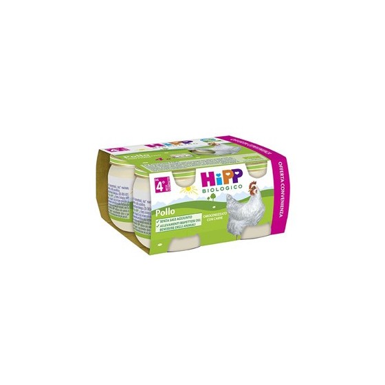 HIPP BIO HIPP BIO OMOGENEIZZATO POLLO 4X80 G