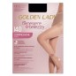 COLLANT GOLDEN LADY BENESSERE + BELLEZZA 140 DENARI COMPRESSIONE FORTE 18-22 MMHG NERO XL