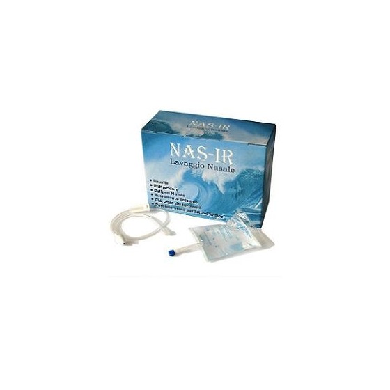 NASIR DOCCIA NASALE CON SOLUZIONE FISIOLOGICA ISOTONICA 6 SACCHE 500 ML + 1 BLISTER
