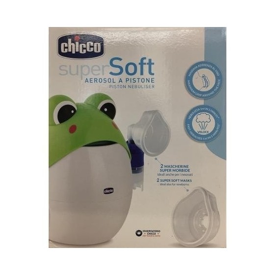 CHICCO DISPOSITIVO A PISTONE PER AEROSOLTERAPIA SUPER SOFT RANA