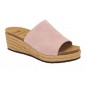 CALZATURA MALAGA SUEDE WOMAN PINK TECNOLOGIA BIOPRINT MATERIALE PELLE SCAMOSCIATA FODERA TOMAIA MICROFIBRA FODERA SOTTOPIEDE MI