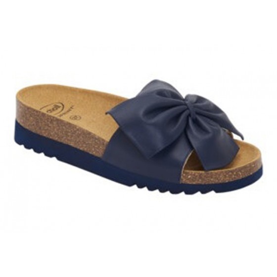 SANDALO BOWY 2.0 LEATHER WOMAN NAVY BLUE 37 TECNOLOGIA BIOPRINT MATERIALE PELLE FODERA TOMAIA MICROFIBRA FODERA SOTTOPIEDE MICR