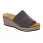CALZATURA MALAGA SUEDE WOMAN ANTHRACITE TECNOLOGIA BIOPRINTMATERIALE PELLE SCAMOSCIATA FODERA TOMAIA MICROFIBRA FODERASOTTOPIED