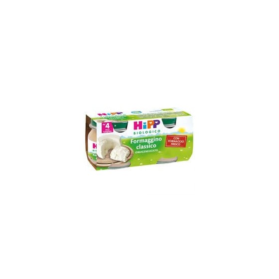 HIPP BIO OMOGENEIZZATO FORMAGGINO CLASSICO 2X80 G