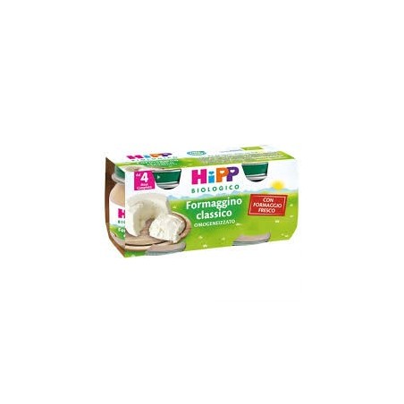 HIPP BIO OMOGENEIZZATO FORMAGGINO CLASSICO 2X80 G