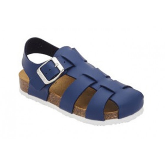 CALZATURA BAT RECYCLED SYNTHETIC K NAVY BLUE TECNOLOGIA BIOPRINT MATERIALE SIMILPELLE RICICLATA FODERA TOMAIA SFODERATOFODERA S