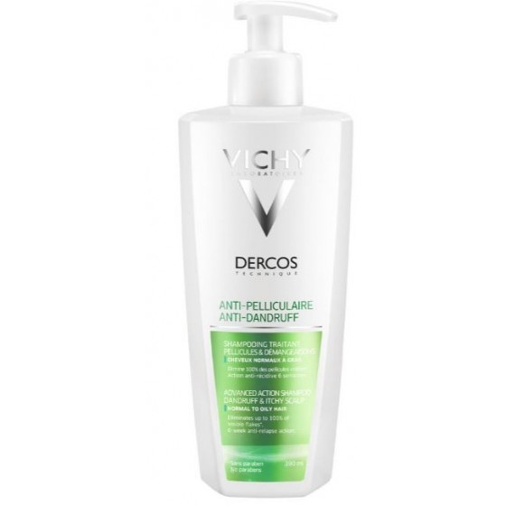 DERCOS SHAMPO ANTIFORFORA GRASSI 390 ML