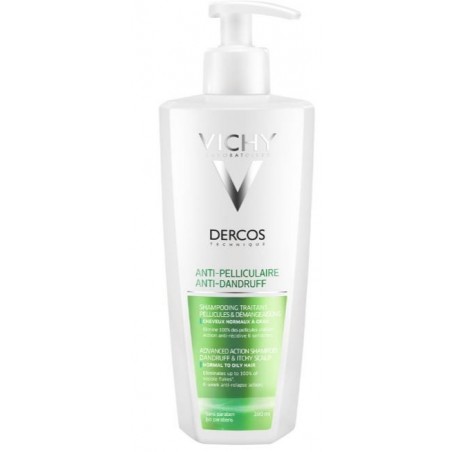 DERCOS SHAMPO ANTIFORFORA GRASSI 390 ML