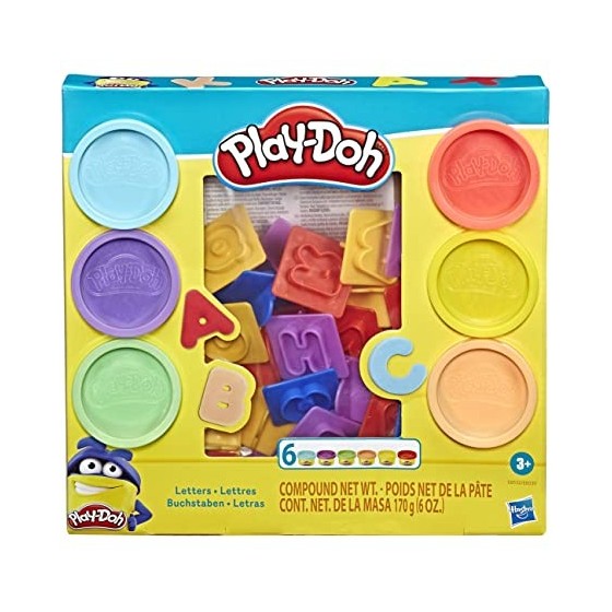 HASBRO PLAY DOH FORME DIVERTENTI LETTERE