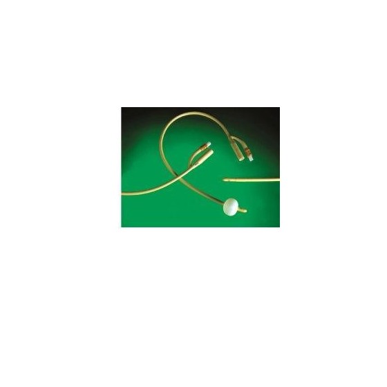 CATETERE URETRALE FOLEY IN LATTICE SILICONATO CH18 PER CATET ERIZZAZIONE VESCICALE PRODOTTO IN LATTICE MEDICALE E TRATTAT O IN S