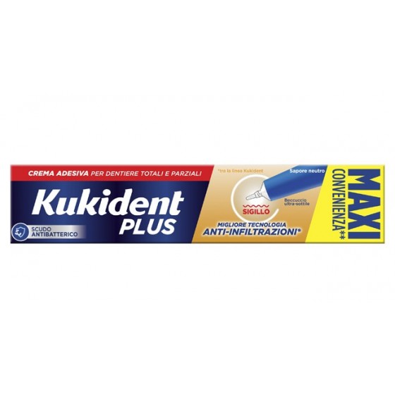KUKIDENT PLUS SIGILLO ANTI INFILTRAZIONI CREMA ADESIVA DENTIERE 57 G