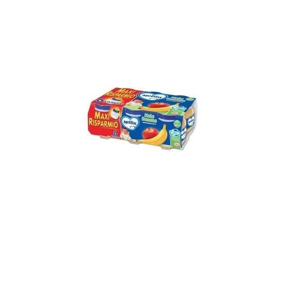 MELLIN OMOGENEIZZATO MELA BANANA 100 G 6 PEZZI
