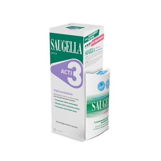 SAUGELLA ACTI3 250 ML + ASSORBENTI INTERNI OMAGGIO