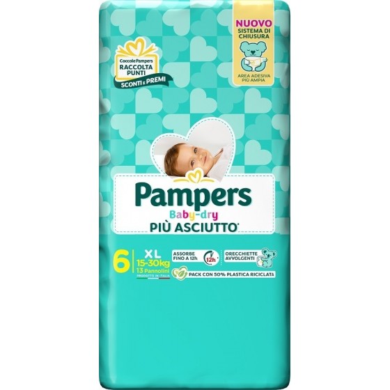 PAMPERS BABY DRY PANNOLINO...