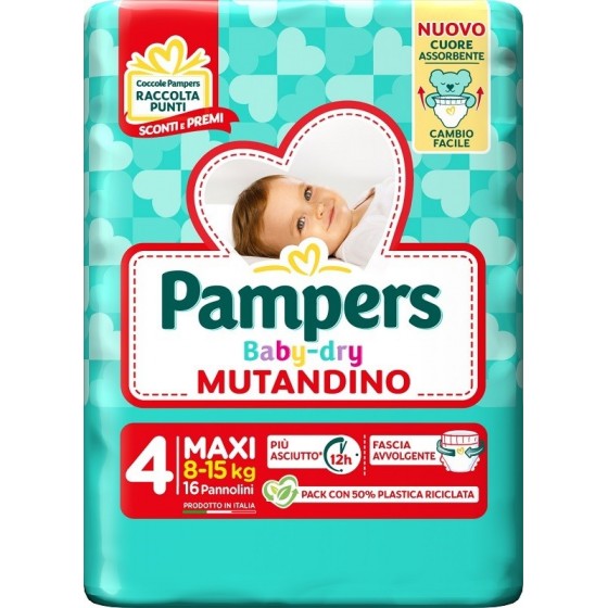 PAMPERS BABY DRY PANNOLINO...