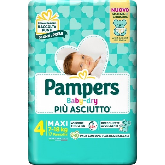 PAMPERS BABY DRY PANNOLINO...