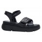 BALI CROSS SANDAL PATENT LEATHER WOMAN BLACK 37 MATERIALE VERNICE FODERA TOMAIA VERNICE SOTTOPIEDE PELLE SUOLA PU FITTING F ALT