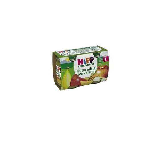 HIPP BIO HIPP BIO OMOGENEIZZATO FRUTTA MISTA CON CEREALI 2X125 G