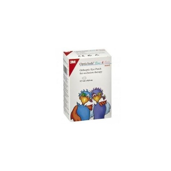CEROTTO OCULARE COLORATO MAXI 5,7X8CM CF 30 PEZZI
