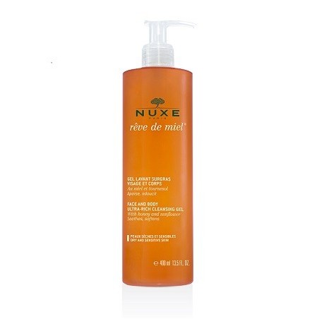 NUXE REVE DE MIEL GEL DETERGENTE VISO E CORPO 400 ML