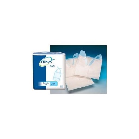 BAVAGLI MONOUSO TENA BIB MISURA SMALL/MEDIA 150 PEZZI