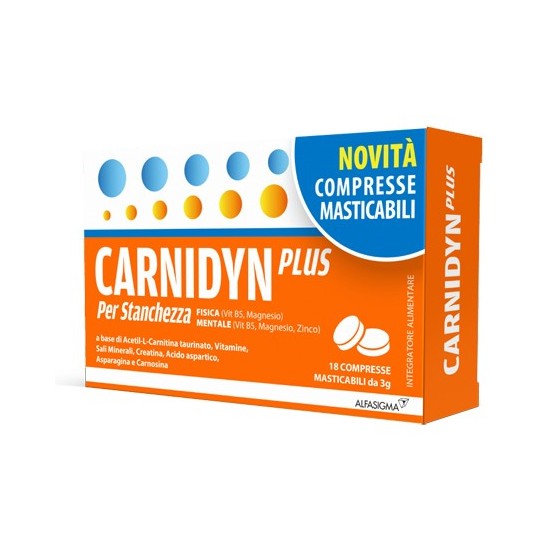 CARNIDYN PLUS 18 COMPRESSE MASTICABILI