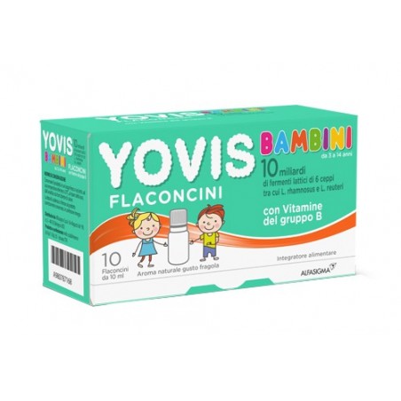 YOVIS BAMBINI FRAGOLA 10 FLACONCINI DA 10 ML